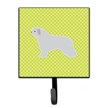 Carolines Treasures Spanish Water Dog Checkerboard Green Leash or Key Holder BB3815SH4